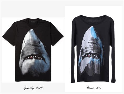 givenchy shark tee fake